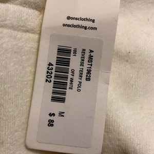 NWT 2 shirts Size M by O.N.S.each worth $88